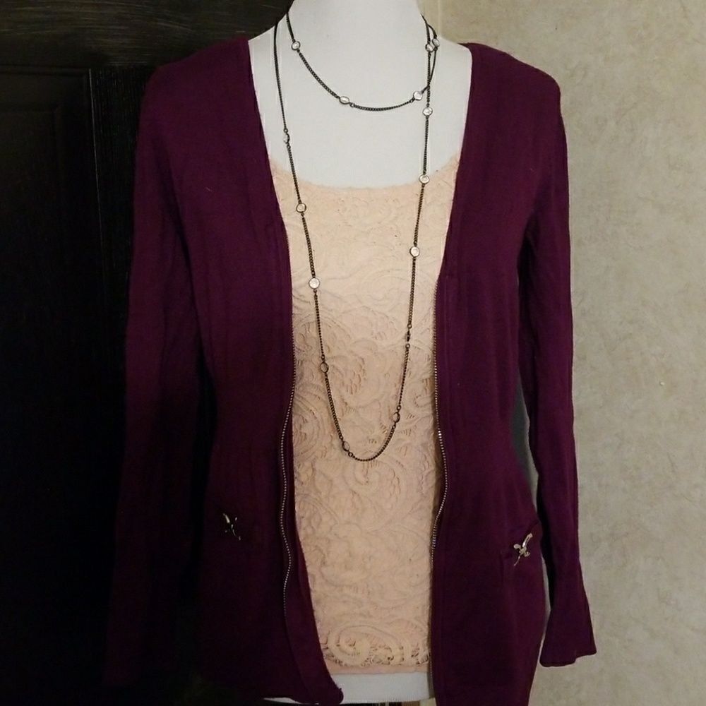 Buckle boutique lace tank